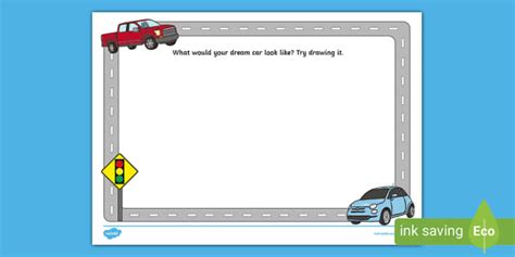 Creative Car Drawing Prompt | Twinkl | KS1 Learners - Twinkl