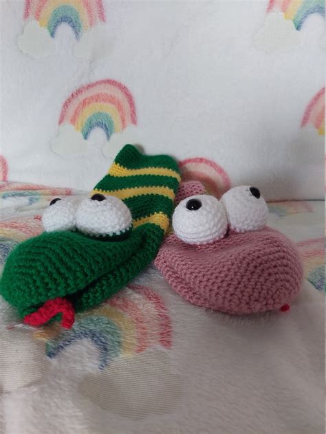 Snake Sock Puppet Crochet Pattern ***PATTERN ONLY*** - Etsy