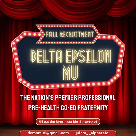 Delta Epsilon Mu ⭒ Alpha Zeta | We are less than a week away from the ...