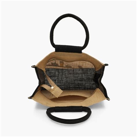 Buy Livia Printed Jute Lunch Bag from Home Centre at just INR 299.0