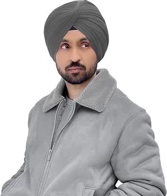 Buy Sardar Pagri Hause Traditional Turban Patka (Grey) Punjabi Sardar ...