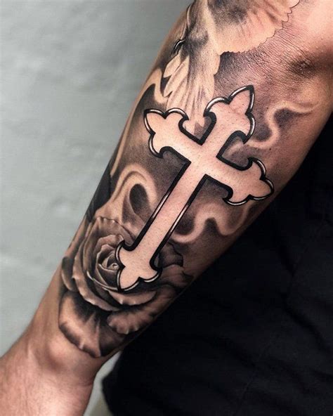100 Amazing Cross Tattoos To Inspire You | Cross tattoo designs, Cross ...