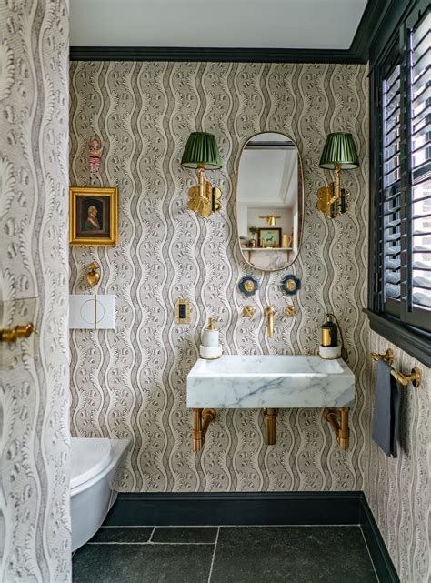20 Gorgeous Powder Room Wallpaper Ideas You'll Love