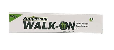 Buy Sanjeevani Walk On Pain Relief Rubefacient Gel-20grams (Pack of 2 ...