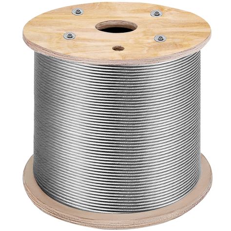 Buy VEVOR Stainless Steel Cable Railing 1/8"x 500ft, Wire Rope 316 ...