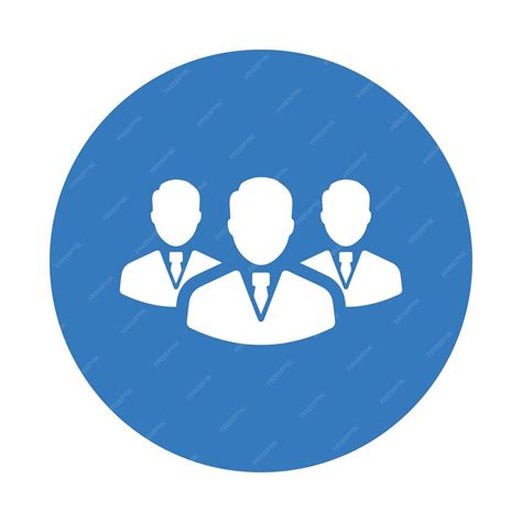 Business man icon blue color design | Premium Vector