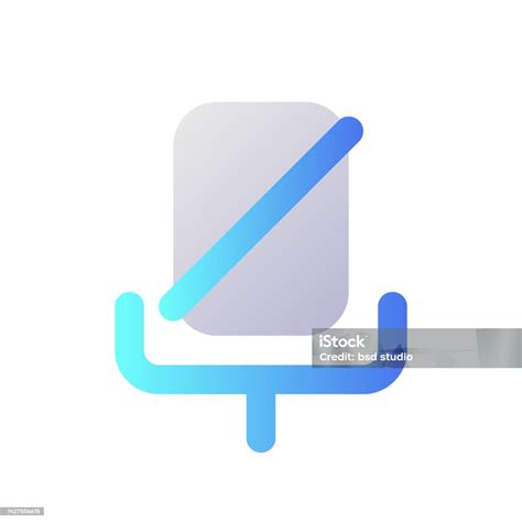 Turn Off Microphone Pixel Perfect Flat Gradient Twocolor Ui Icon Stock ...