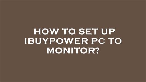 Image result for iBUYPOWER Computer Setup