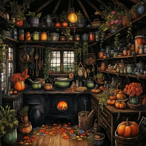 Cross Stitch Pattern Witches Kitchen Full Coverage - Etsy
