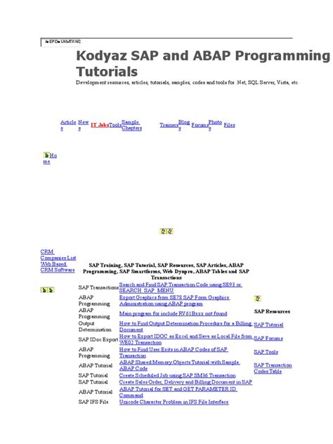 Image result for SAP Tutorial