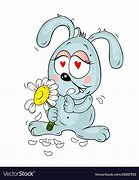Image result for cartoon bunny with daisy