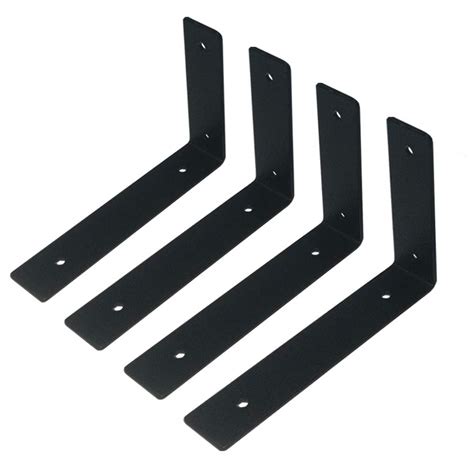 Buy A10SHOP Apollo Metal Floating Shelf Bracket Heavy Duty L Brackets ...