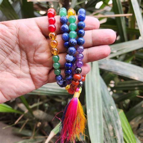 Buy Certified Seven Chakra Rosary Mala Online - Know Price and Benefits ...