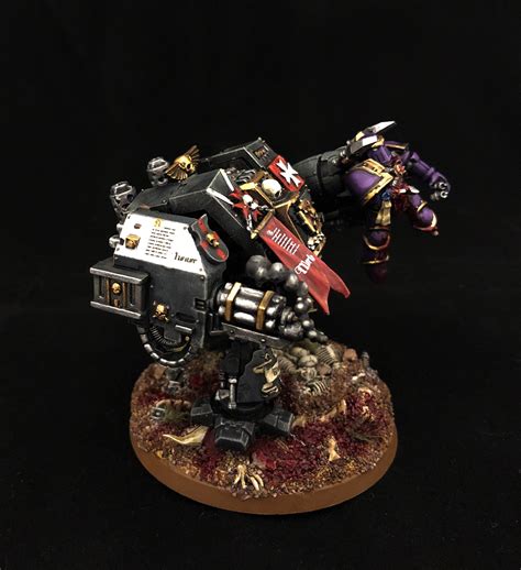 Black Templar Chaplain Dreadnought, Black Templar Dreadnought, Black ...