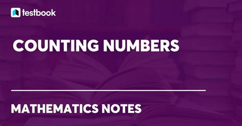 Image result for Counting Numbers Example