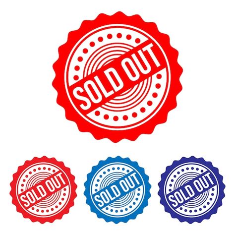 Sold Out Stamp Vector 的图像结果