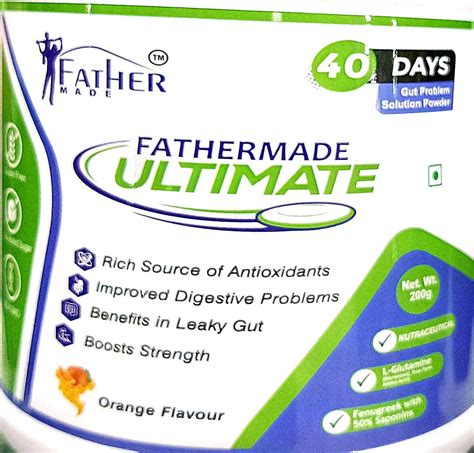 FATHERMADE ULTIMATE 40 DAYS GUT PROBLEM SOLUTION POWDER 200 GM : Amazon ...