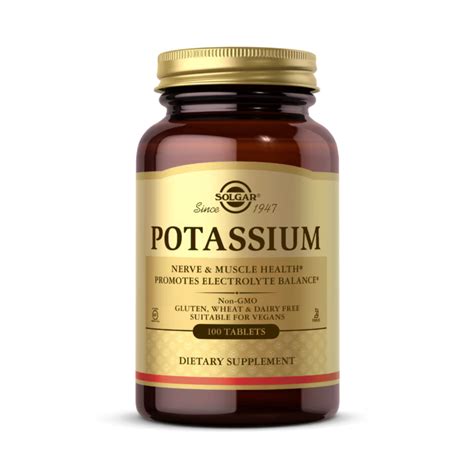 Solgar, Potassium, 99 Mg, 100 Tablets – Maple Herbs