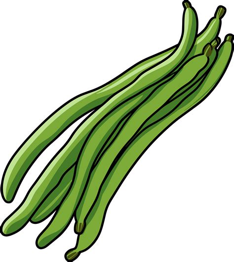 AI generated Green beans clipart design illustration 41453930 PNG