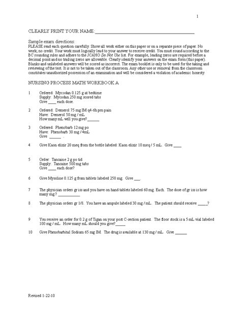 Image result for Basic Math for Nurses