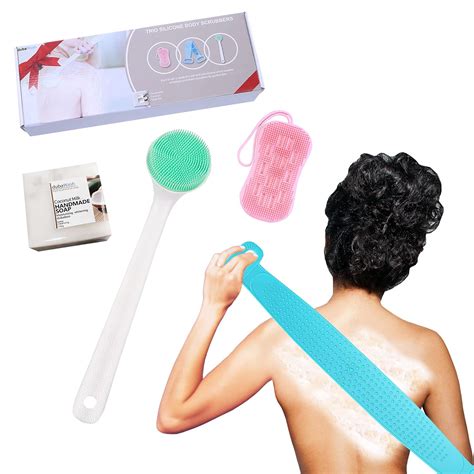 Silicon Body Scrubbers, Back Brushes for Showering, Shower Scrubber for ...