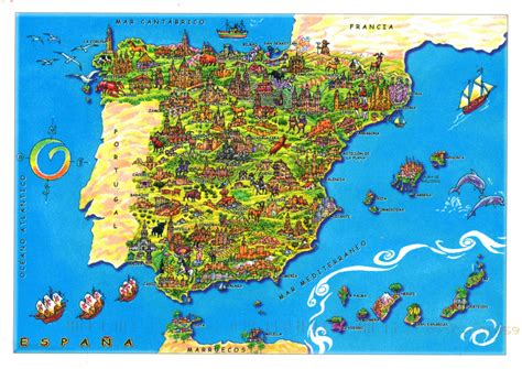 Maps of Spain | Detailed map of Spain in English | Tourist map (map of resorts) of Spain | Road ...