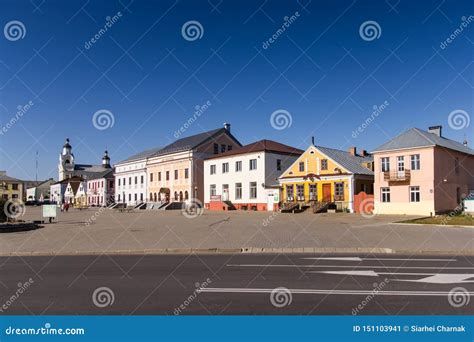 Lenin Square in Novogrudok, Grodno Region, Belarus. Editorial Photo ...