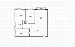 现代简约二居室，46平米两房一厅装修效果图-中国木业网