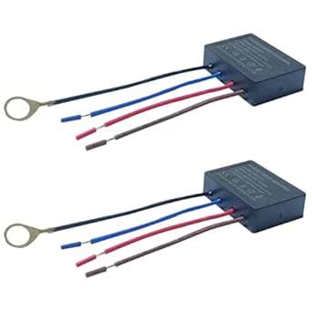 2 Pack Touch Dimmer Switch, 3 Way Touch Control Modules, 3 Levels ...