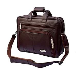 AYS Leather 15.5" Brown Laptop Briefcase - Buy AYS Leather 15.5" Brown ...