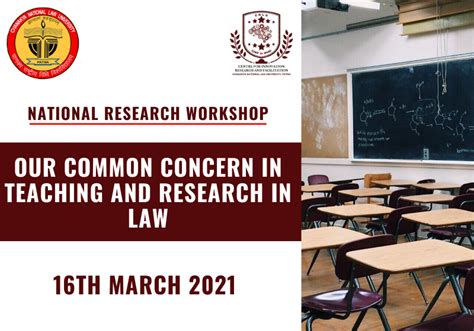 National Research Workshop: Our Common Concern in Teaching and Research ...