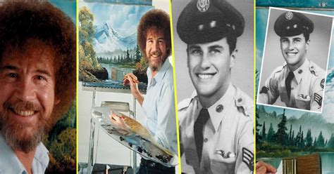 Bob Ross Artist The Joy of Painting in Military 20 Years US Air Force