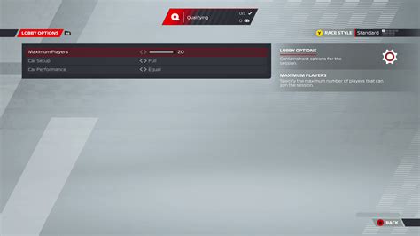 F1® 22 Lobby Options For Xbox Series X - An Official EA Site