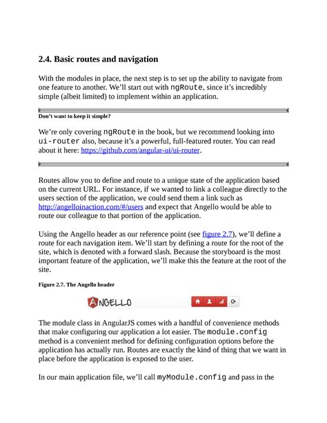 Web devlopment in Angular JS in Action - 2. Basic routes and navigation ...