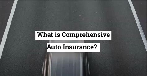 Image result for Comprehensive Auto Insurance