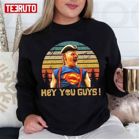 Vintage Retro The Goonies Hey You Guys Christmas Ugly Unisex Sweatshirt ...