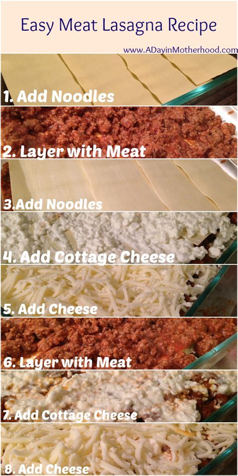 Easy Meat Lasagna Recipe