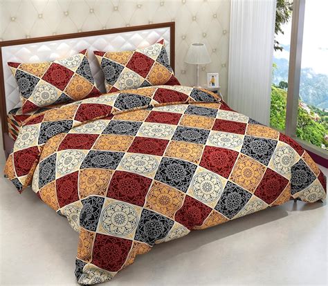 ENGUNIAS™ Present 260TC King Collection 3D Supersoft Bedsheet for ...