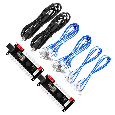 Buy Guwarry 2-Player Zero Delay USB Encoder PC to HAPP Joysticks/HAPP ...