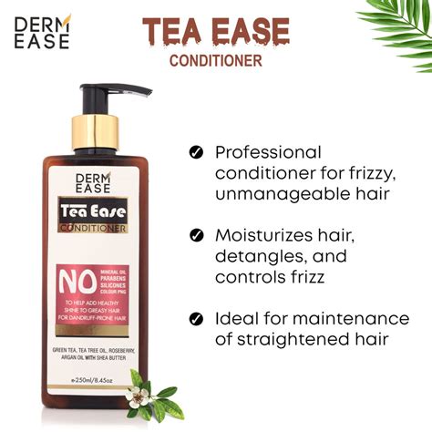 Tea Ease Conditioner - Nourishing & Revitalizing Hair Care - Dermease Store