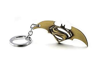AUGEN Batman Vs Superman Stainless Steel Keychain Metal For Gifting ...