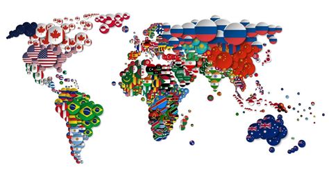Image result for World Map 3D View