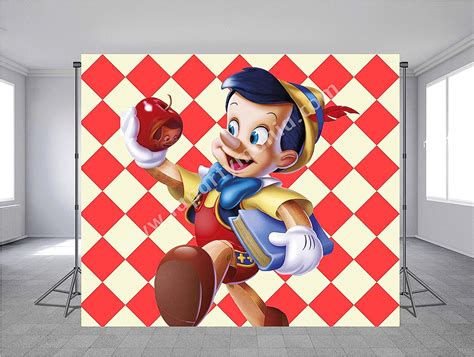 Party Banner Pinocho 7x5ft Backdrop, Pinocchio Party India | Ubuy