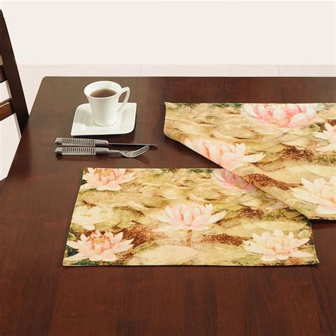 Buy SWAYAM Printed Placemat- Set Of 4 from Swayam at just INR 749.0