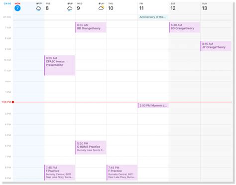 Image result for Monthly Color Code