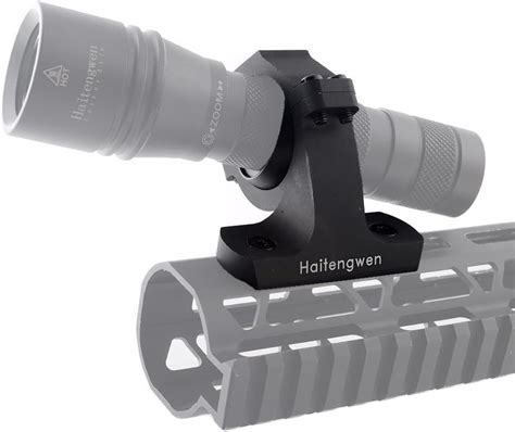 Buy Haitengwen Flashlight Mount for Mlok 1" Ring Offset Rail Mount with ...