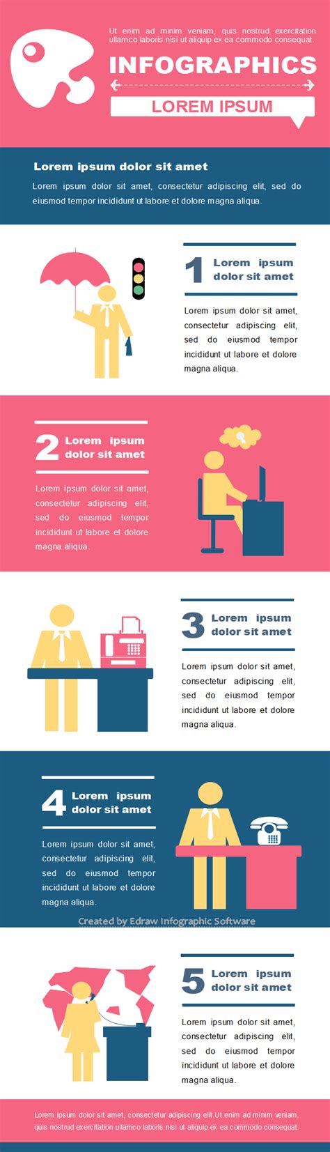 Daily Work Infographic | Free Daily Work Infographic Templates