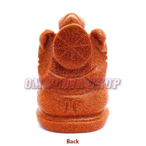 Jaidev Jaidev Jai Mangal Murti Ganesh Statue in Red Sunstone