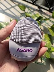 AGARO CB2105 Facial Cleansing Brush, 2-in-1 Soft Bristle & Silicone ...