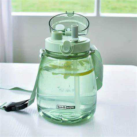 SHENZHYIQIMR Stay Hydrated on the Go with this Cute Large Capacity Leak-Proof Water Bottle ...